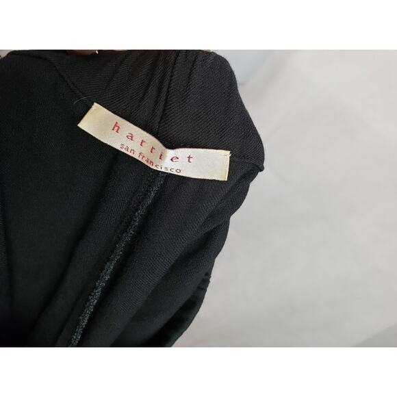 EUC Harriet Women's One Sz Black Pants Pockets Elastic Waist Soft Stretchy - Picture 6 of 6